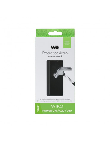 WE Verre trempé WIKO POWER U10 / U20 / U30: Protection écran – anti-rayures – an