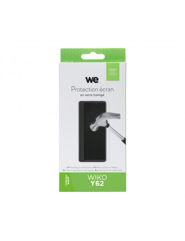 WE Verre trempé WIKO Y62: Protection écran – anti-rayures – anti-bulles d’air –