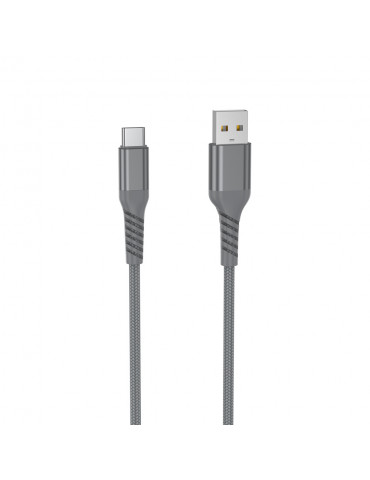 C ble USB/USB-C 3.2 gen 1 m le/m le avec cordon en nylon + kevlar 400D - 1m