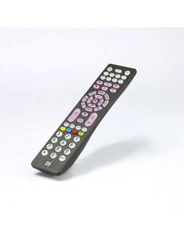 TELECOMMANDE UNIVERSELLE 4-en-1 TV + TNT + DVD + AUX Compatible avec + de 1600 m