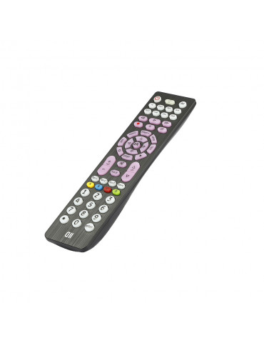 TELECOMMANDE UNIVERSELLE 4 EN 1 TOUCHES RETROECLAIREES TV + TNT + DVD + AUX Comp