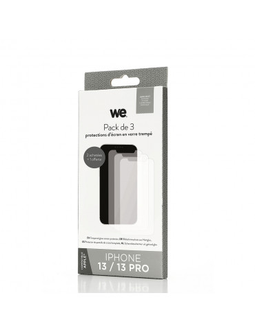 WE PACK 3 verres trempés IPHONE 13 / 13 PRO : 3 Protections d’écran – anti-rayur