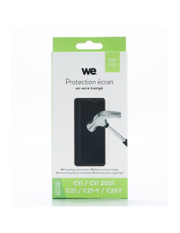 WE Verre trempé REALME C11 / C11 2021 / C21 / C21-Y / C25Y: Protection écran – a