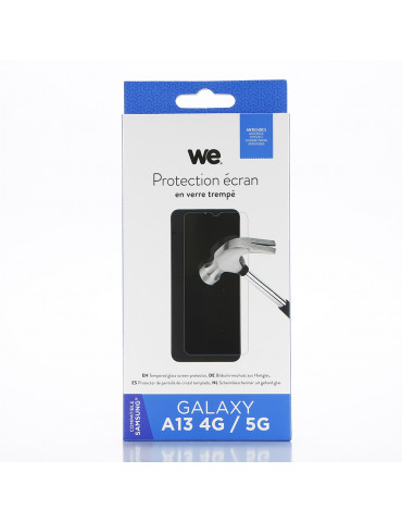 WE Verre trempé SAMSUNG GALAXY A13 5G: Protection écran – anti-rayures – anti-bu