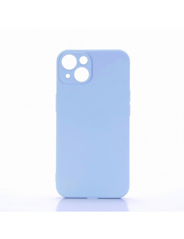 We Coque de protection SILICONE APPLE IPHONE 14 BLEU CIEL: Matière silicone – ef