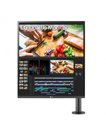 ECRAN LG 28 Noir 28MQ780-B 16:9 Nano IPS LED QHD 2560×2880 300cd/m2 2xHDMI DP U