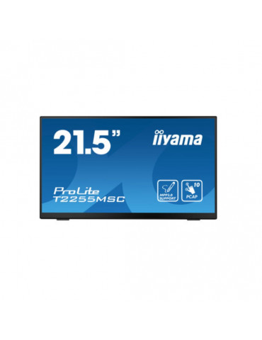 Ecran IIYAMA 21.5 Noir avec verre bord à bord Tactile PCAP 10 points FHD IPS 19