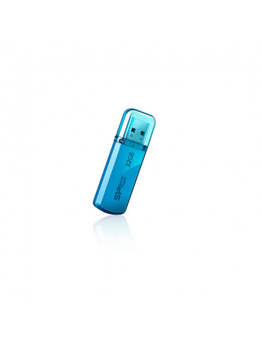 CLE USB SILICON POWER Helios 101 64GB ALUMINIUM BLEUE USB 2.0 SP064GBUF2101V1B