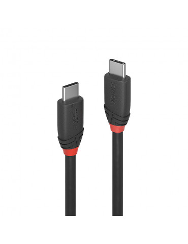 C ble USB 3.2 Type C 3A, 20Gbit/s, Black Line, 0.5m