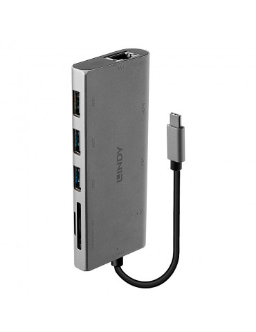 Mini Dock USB 3.1 Type C – HDMI, VGA, PD 3.0 100W, USB 3.1, Gigabit, SD, Micro S