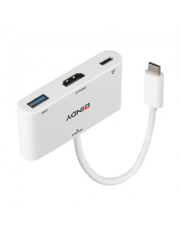 Convertisseur USB 3.1 Type C vers HDMI  avec port USB Type A et Power Delivery