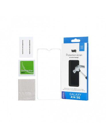 WE Verre trempé SAMSUNG GALAXY A14 5G: Protection écran – anti-rayures – anti-bu