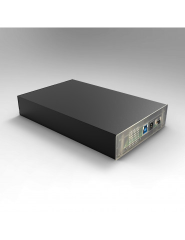 Boitier externe HEDEN 3.5 pr 3.5 HDD/SATA jusqu'à 16 To,  USB3.0 , boitier e