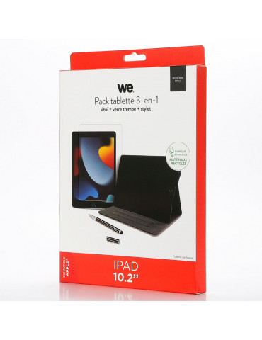 WE Bundle avec étui protection tab/film protection écran/stylet – Compatible iPa