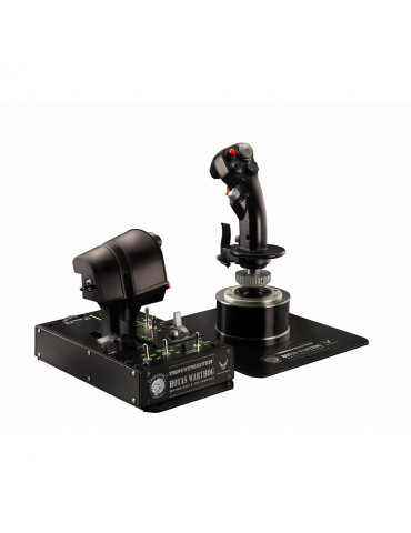 THRUSTMASTER HOTAS WARTHOG PC Joystick+panneau de contr le+double Manette des ga