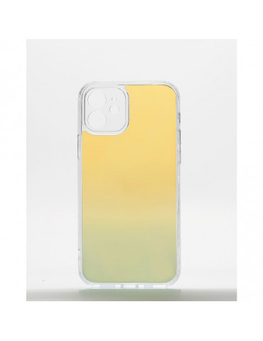 WE Coque de protection IRISEE TRANSPARENT IPHONE 12: effet irisé transparent – c