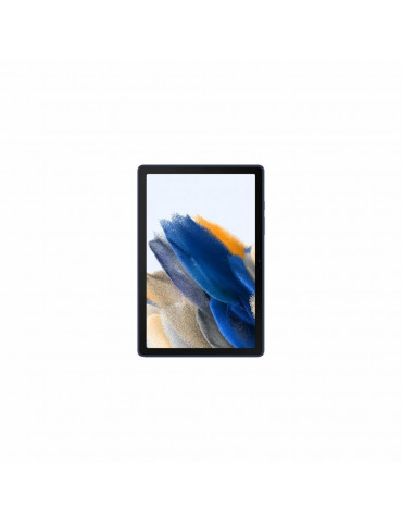 Coque arrière transparente Tab A8 bords renforcés et colorés en Bleu Marine Clea