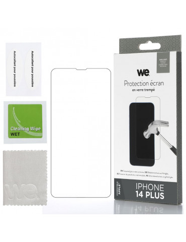 WE Verre trempé APPLE IPHONE 14 PLUS: Protection écran – anti-rayures – anti-bul