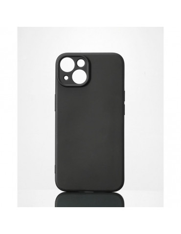 We Coque de protection SILICONE APPLE IPHONE 14 Noir: Matière silicone – effet m