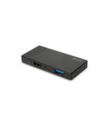 DST-Micro, Micro Docking Station USB C pour Laptop avec résolution 4K et charge