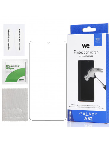 WE Verre trempé SAMSUNG GALAXY A52 4G / A52 5G / A52S 5G / A53 5G: Protection éc