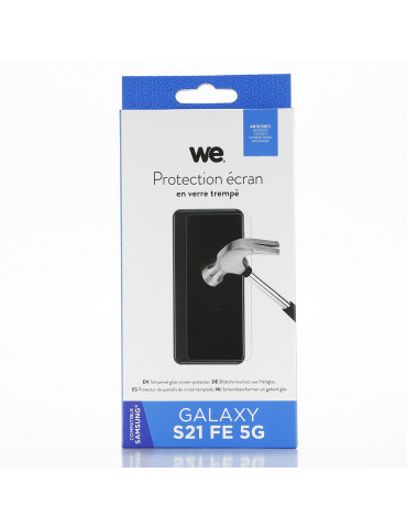 WE Verre trempé SAMSUNG S21 FE 5G: Protection écran – anti-rayures – anti-bulles