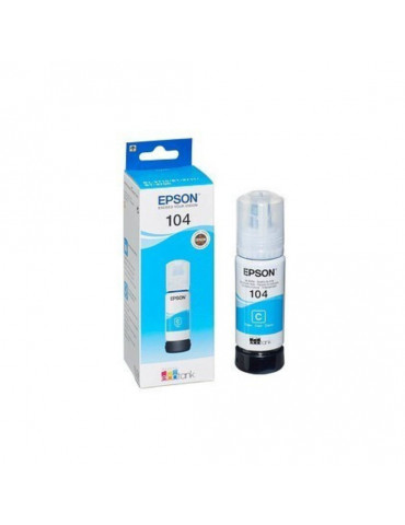 EPSON 104 EcoTank Cyan ink bottle