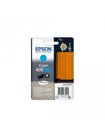 EPSON Cartouche Encre Durabrite Ultra Valise 405XL Cyan 14,7ml