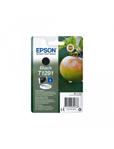 EPSON Cartouche Pomme T1291 Encre DURABrite Ultra Noir 11,2ml