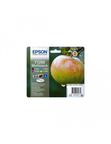 EPSON Multipack Pomme T1295 Encre DURABrite Ultra N, C, M, J 32,2ml