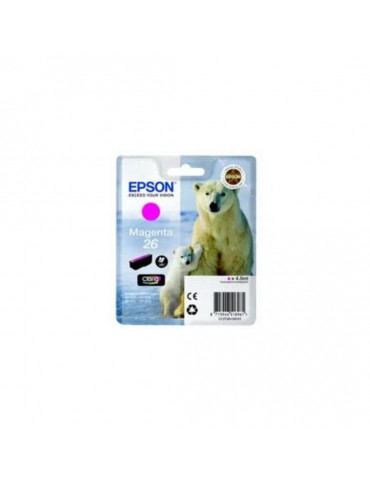 EPSON Cartouche Ours Polaire 26 Encre Claria Premium Magenta 4,5ml