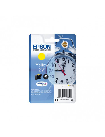 EPSON Cartouche Réveil 27 Encre Durabrite Jaune 3,6ml