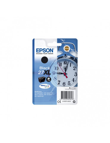 EPSON Cartouche Réveil 27XL Encre Durabrite Noir XL 17,7ml