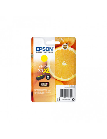 ***EPSON Cartouche Oranges 33XL Encre claria Premium Jaune 8,9ml