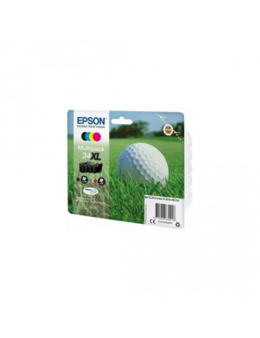 EPSON Pack 4 cartouches Golf 34XL Encre N,C,M,Y 1x16,3ml+3x10,8ml