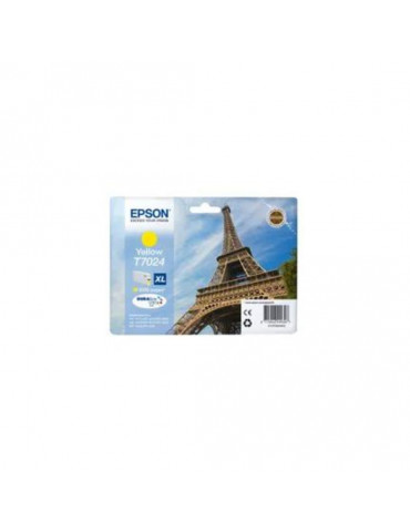 EPSON Cartouche Encre Tour Eiffel T7024 Jaune XL 2 000 pages