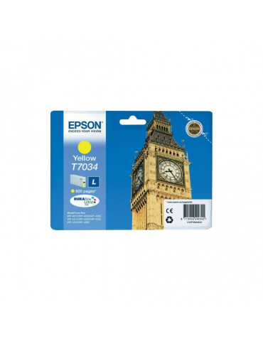 EPSON Cartouche Encre Big Ben T7034 Jaune L 800 pages