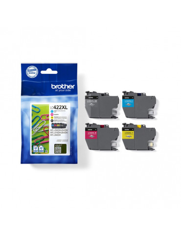 BROTHER Pack 4 LC422XLVAL