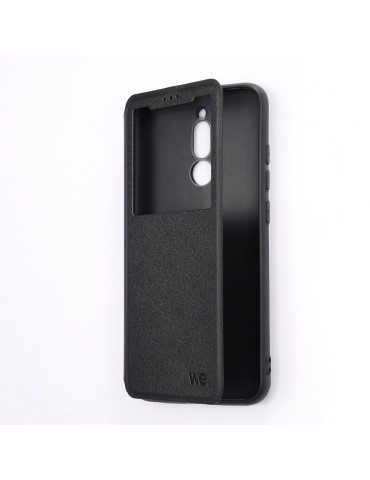 ***WE Etui folio CLASSIQUE XIAOMI REDMI 8 Noir - Avec fen tre