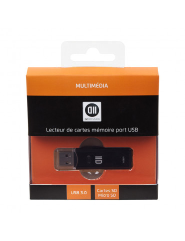 Lecteur de cartes SD & micro SD USB 3.0 – port USB m le