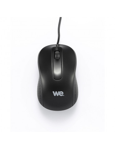 Souris filaire WE 1200DPI , USB, longeur c ble 1.5m finition métallique noire