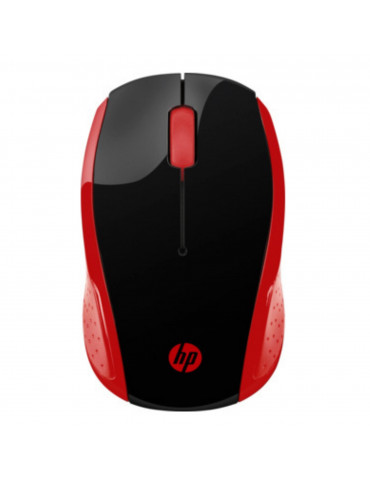 Souris sans fil HP 200 Rose imperat 1er prix, forme galbée, fiable, 2 piles AAA