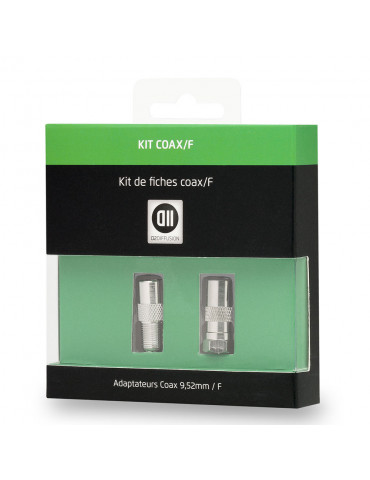 Kit de fiches coax/SAT