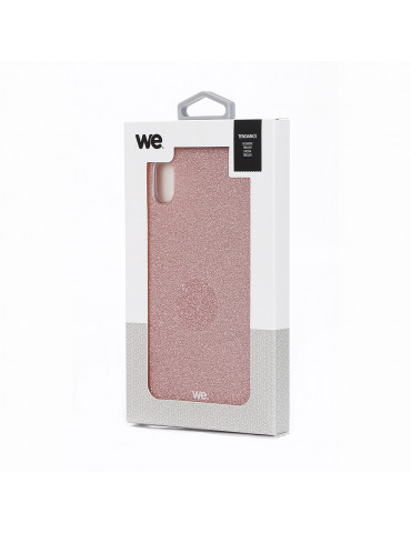 We coque de protection PAILLETTES APPLE IPHONE XR Rose: Effet brillant   résista