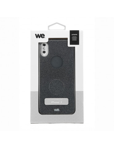 We coque de protection PAILLETTES APPLE IPHONE X Noir: Effet brillant   résistan