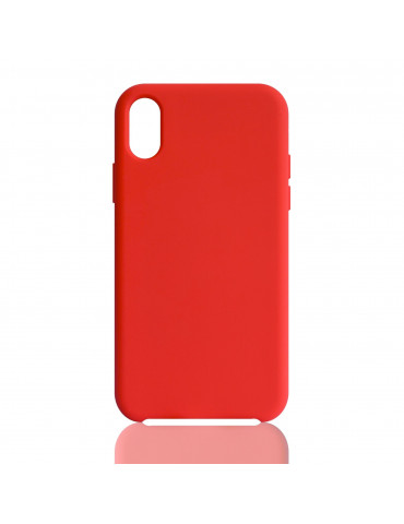 We Coque de protection SILICONE APPLE IPHONE X Rouge: Matière silicone – effet m