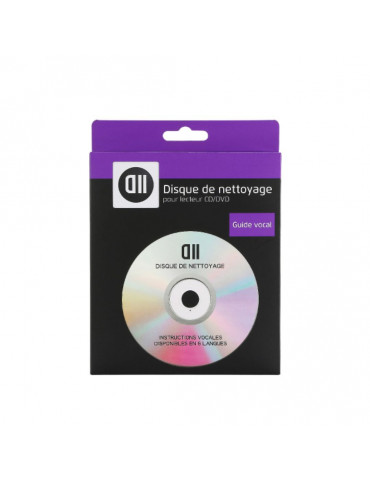 Disque nettoyant pour lecteurCD/DVD