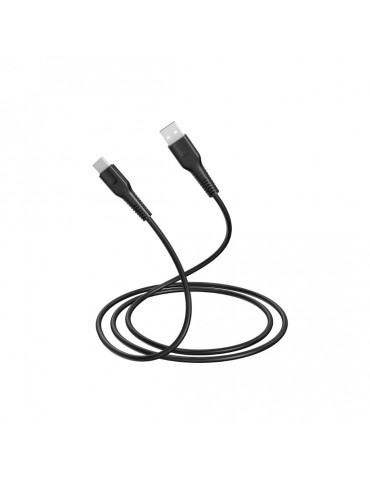 C ble USB A/USB-C 2.0 Male/Male - 15W - Longueur 1.50M - Noir - en sachet