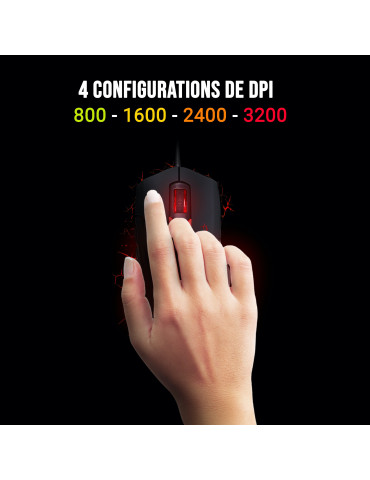 Souris Gamer 3200 DPI / Tir...