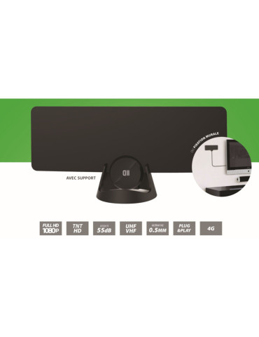 Antenne intérieure 55db -...